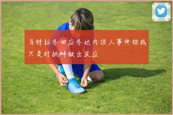 马特拉齐回应齐达内顶人事件称我只是对挑衅做出反应